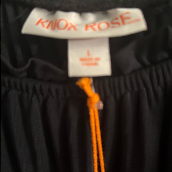 Knox rose black dress with sheer sleeves size large - Picture 3 of 7